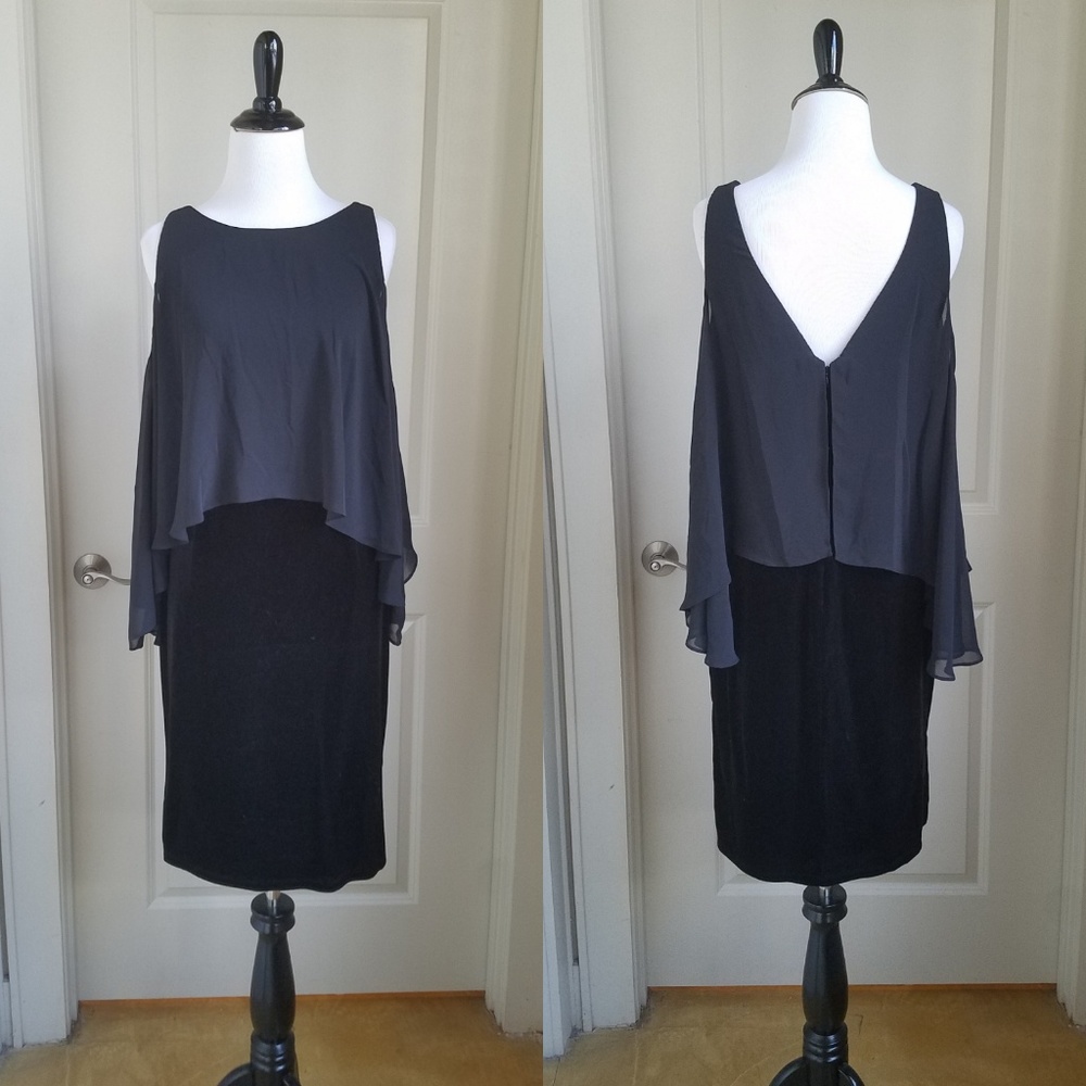 Laundry by Shelli Segal Velvet Cocktail Dress, 4
